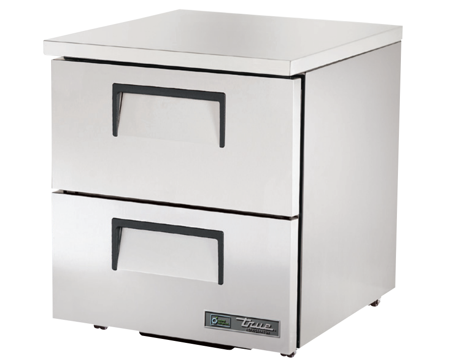 True TUC-27D-2-LP-HC Undercounter Refrigerator, 27 5/8" Wide
