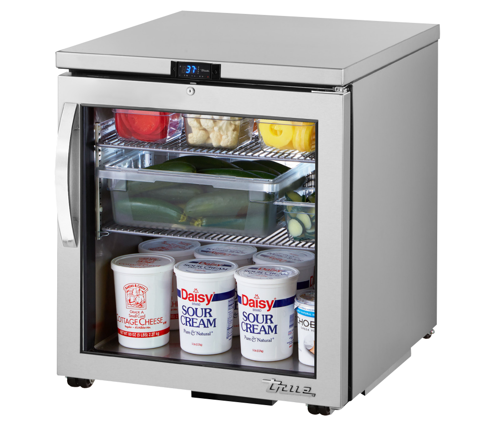 True TUC-27G-LP-HC~SPEC3 Undercounter Refrigerator, 27 5/8" Wide, 1 Door, 2 Shelves, Spec Series