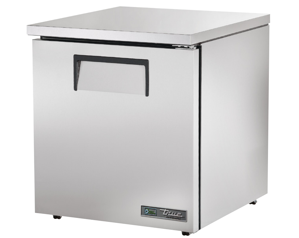 True TUC-27-LP-HC Undercounter Refrigerator, 27 5/8" Wide, 1 Door, 2 Shelves