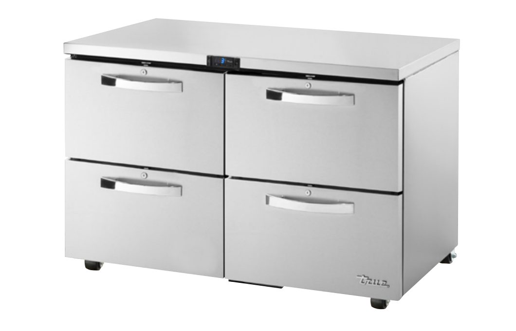 True TUC-48D-2-LP-HC~SPEC3 Undercounter Refrigerator, 48 3/8" Wide, 1 Door, 2 Shelves, Spec Series