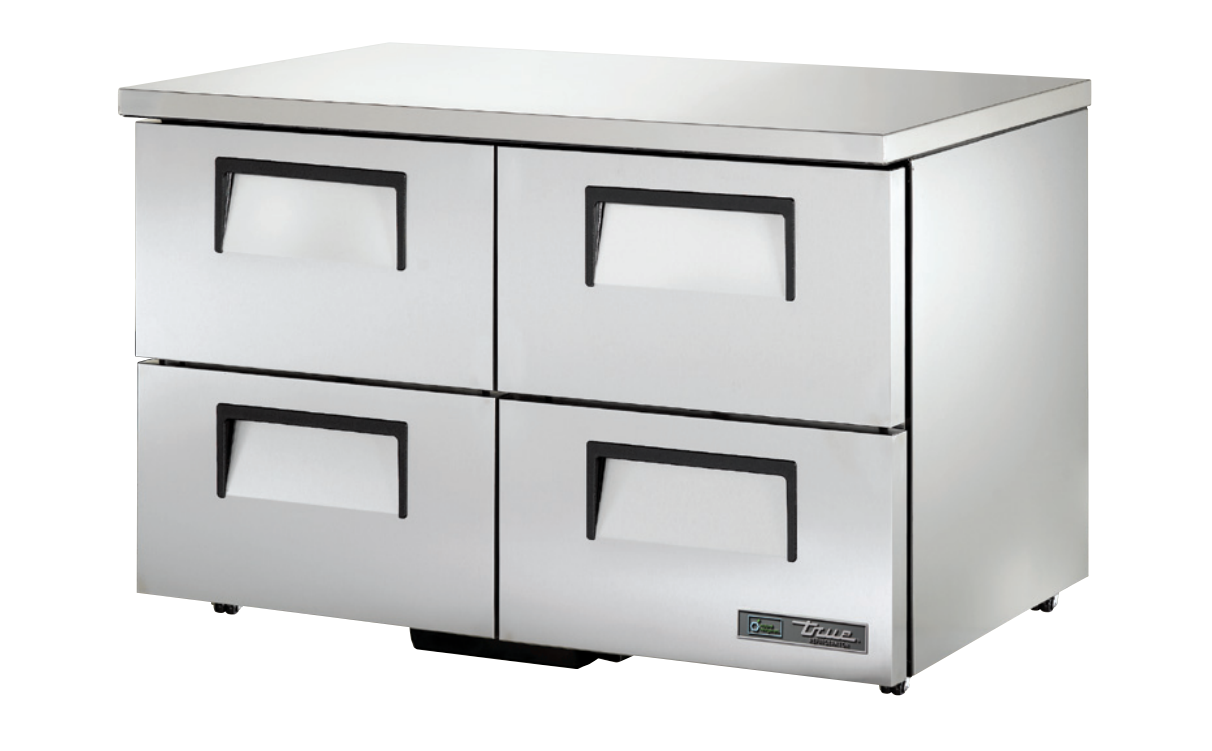 True TUC-48D-4-LP-HC Undercounter Refrigerator, 48 3/8" Wide