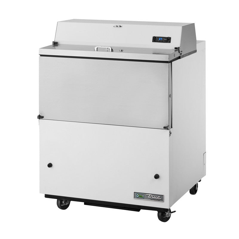 True TMC-34-HC Milk Cooler, 34" Wide, 2 Doors, 8 Crate Capacity, 2 Floor Racks