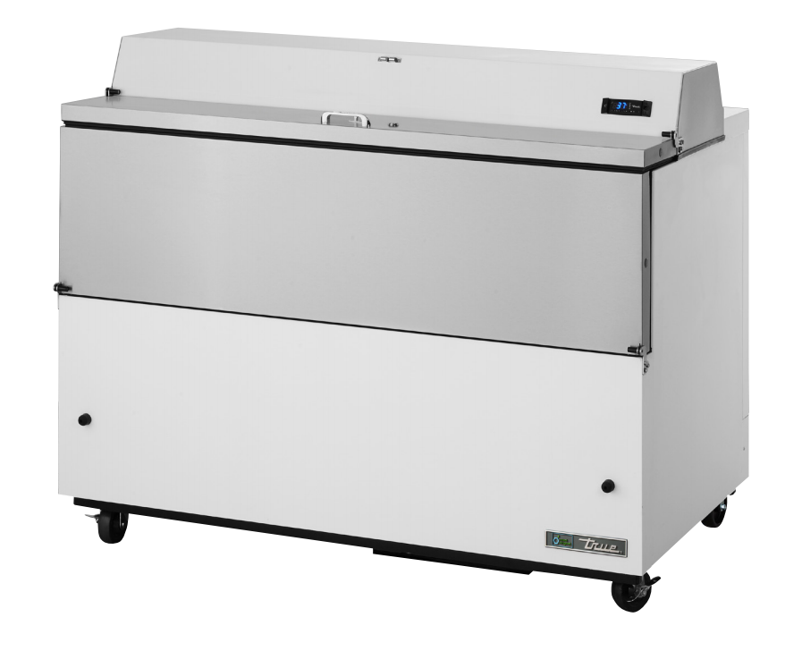 True TMC-49-HC Milk Cooler, 49" Wide, 2 Doors, 12 Crate Capacity, 3 Floor Racks