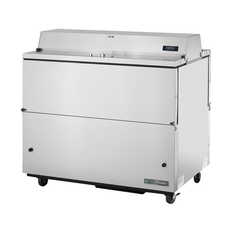 True TMC-49-S-DS-HC Milk Cooler, 49" Wide, 4 Doors, 12 Crate Capacity, 3 Floor Racks