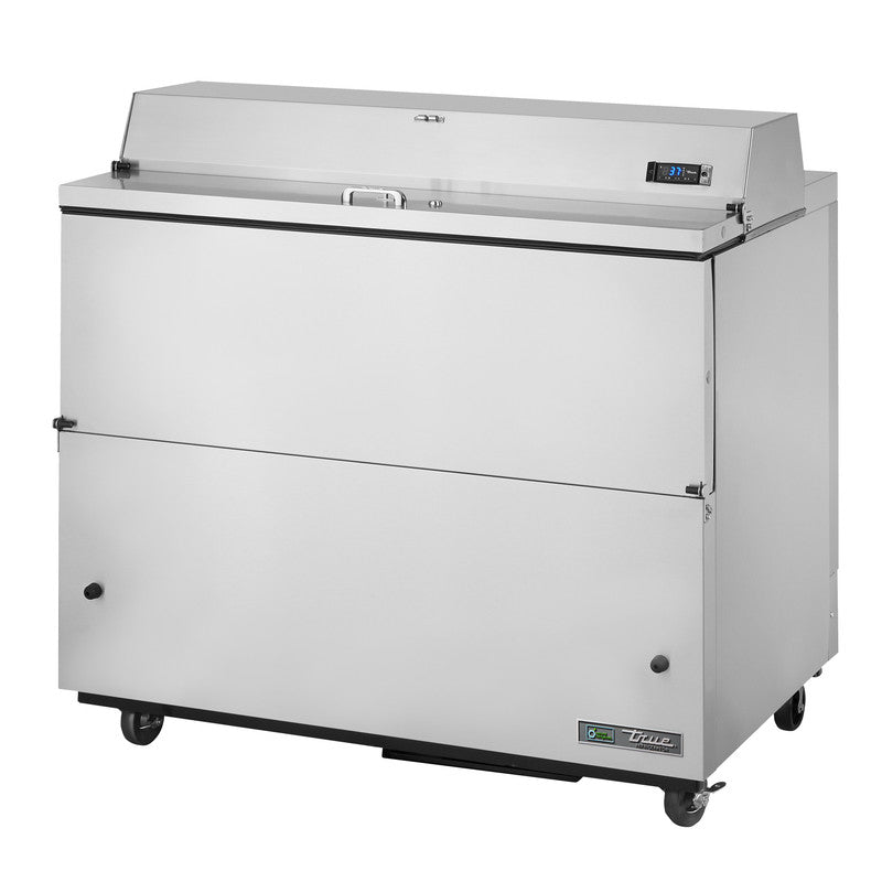 True TMC-49-S-HC Milk Cooler, 49" Wide, 2 Doors, 12 Crate Capacity, 3 Floor Racks