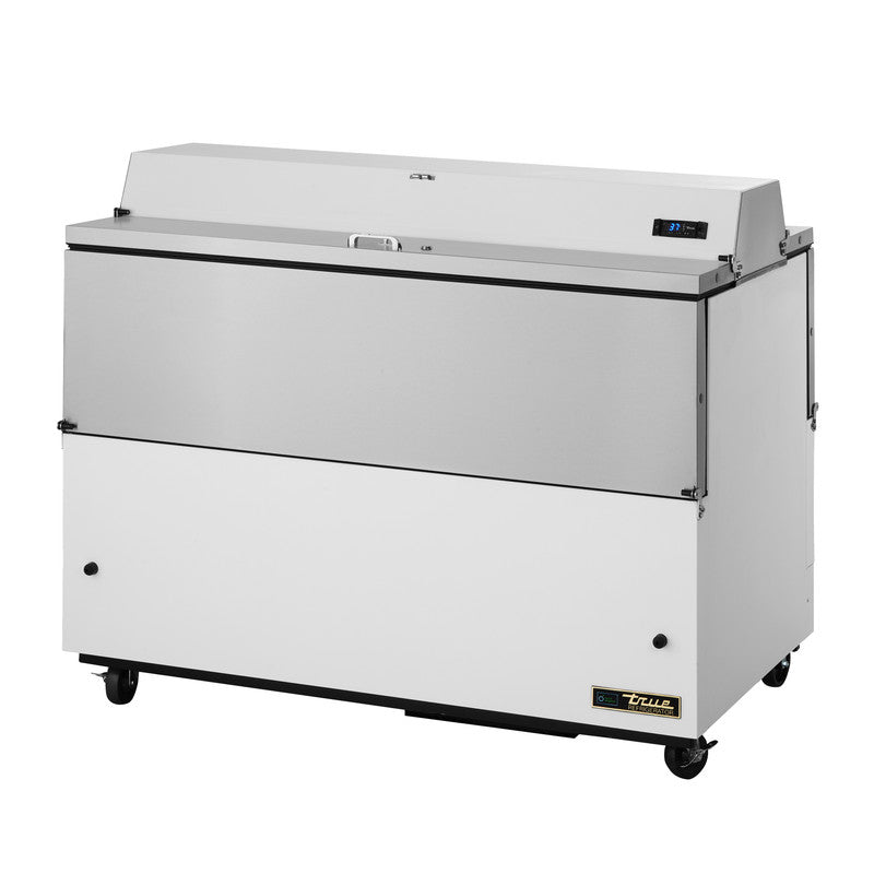 True TMC-58-DS-HC Milk Cooler, 58" Wide, 4 Doors, 16 Crate Capacity, 3 Floor Racks