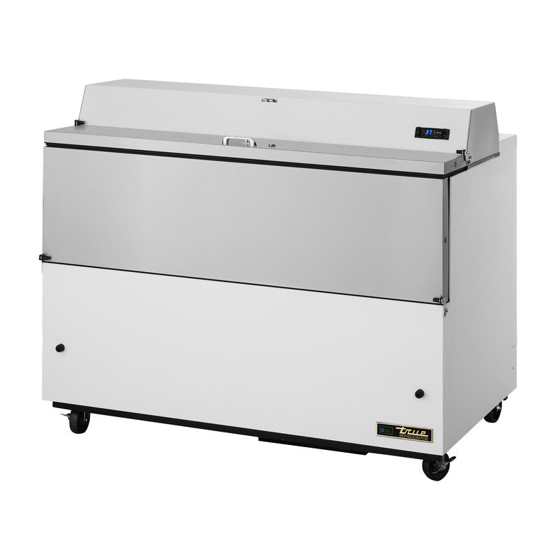 True TMC-58-HC Milk Cooler, 58" Wide, 2 Doors, 16 Crate Capacity, 3 Floor Racks