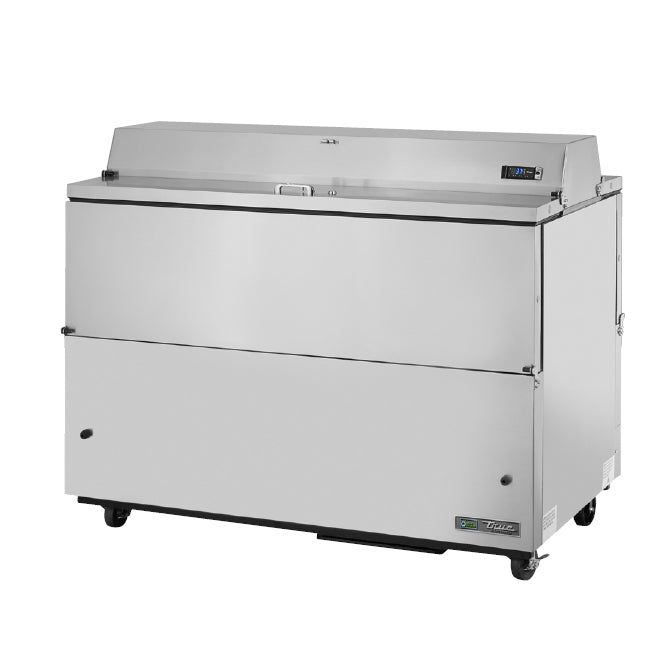 True TMC-58-S-DS-HC Milk Cooler, 58" Wide, 4 Doors, 16 Crate Capacity, 3 Floor Racks