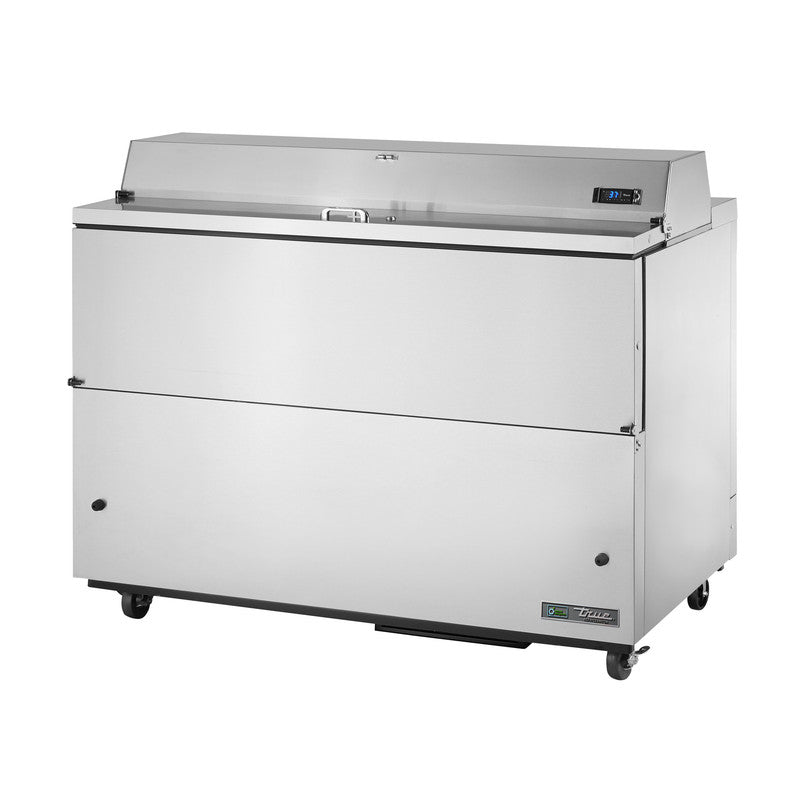 True TMC-58-S-HC Milk Cooler, 58" Wide, 2 Doors, 16 Crate Capacity, 3 Floor Racks