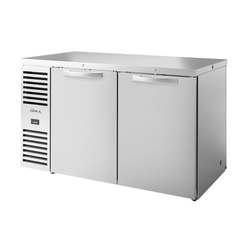 True TBR60-PTSZ1-L-S-SS-SS-1 Pass-Thru Back Bar Cooler, 60" Wide, 2 Doors