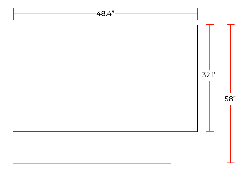 Coldline CB48 48" 2 Drawer Stainless Steel Refrigerated Chef Base