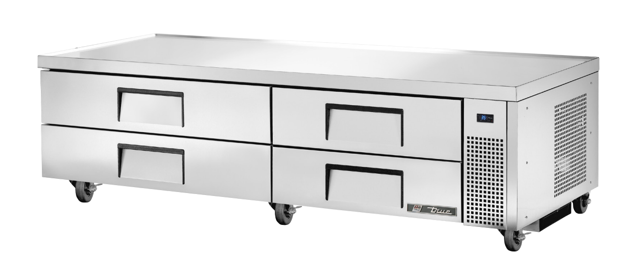 True TRCB-82 Refrigerated Base, 82 3/8" Wide, 4 Drawer