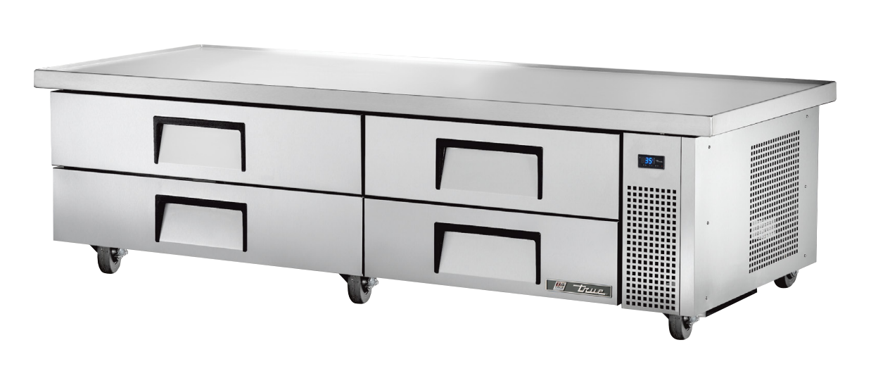True TRCB-82-86 Refrigerated Base, 86 1/4" Wide, 4 Drawer