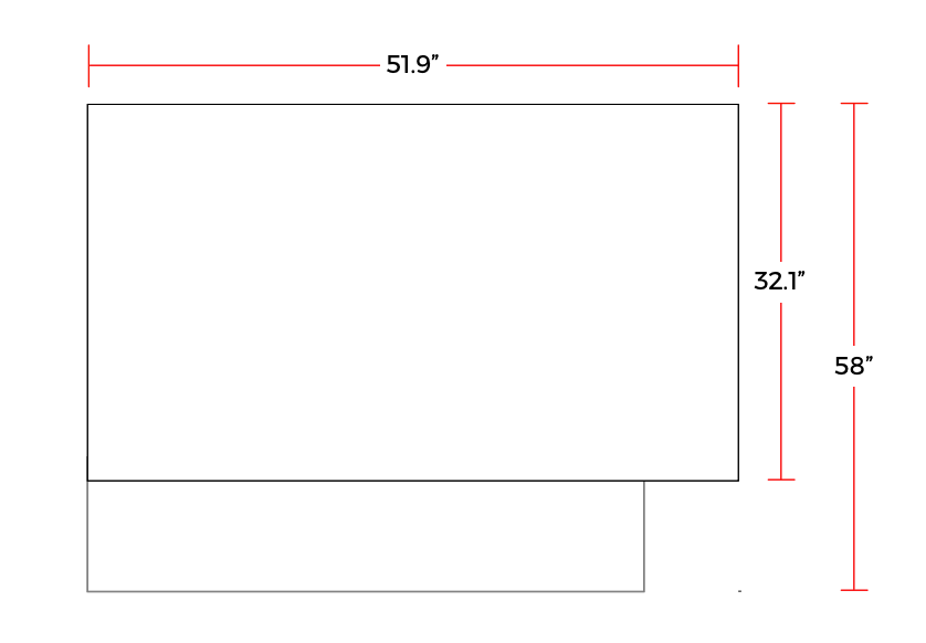 Coldline CB52 52" 2 Drawer Stainless Steel Refrigerated Chef Base