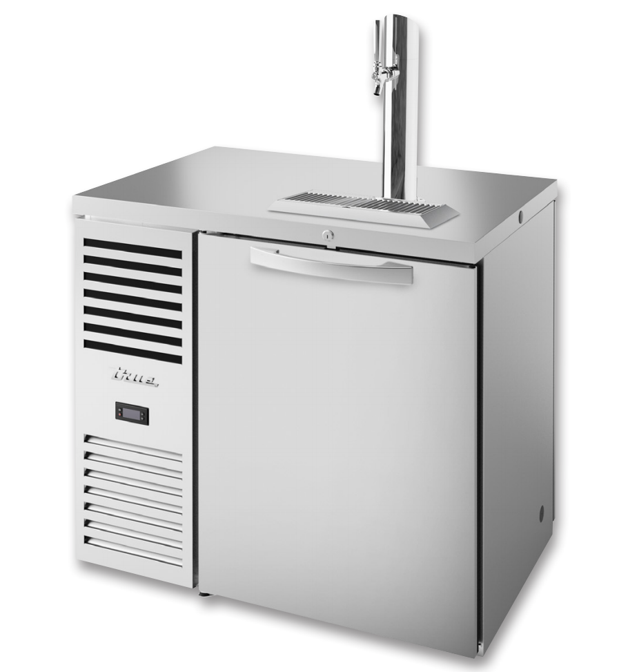 True TDR36-PTSZ1-L-S-S-S-1 Beer Dispenser, 36" Wide, 2 Doors