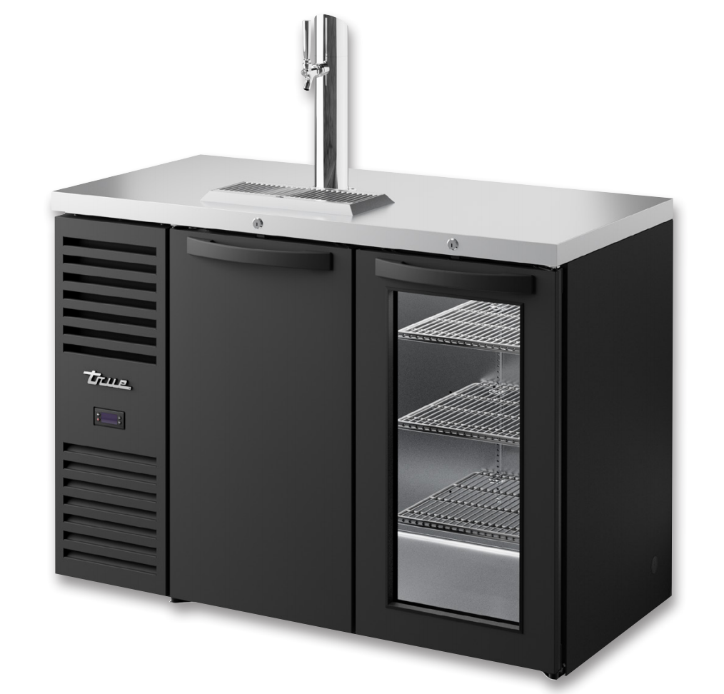 True TDR48-RISZ1-L-B-SG-1 Beer Dispenser, 48" Wide, 2 Doors