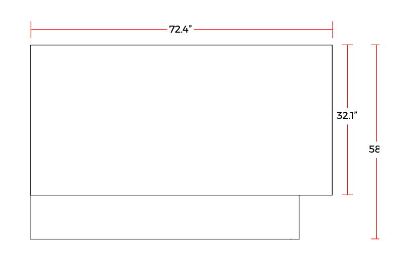 Coldline CB72 72" 4 Drawer Stainless Steel Refrigerated Chef Base