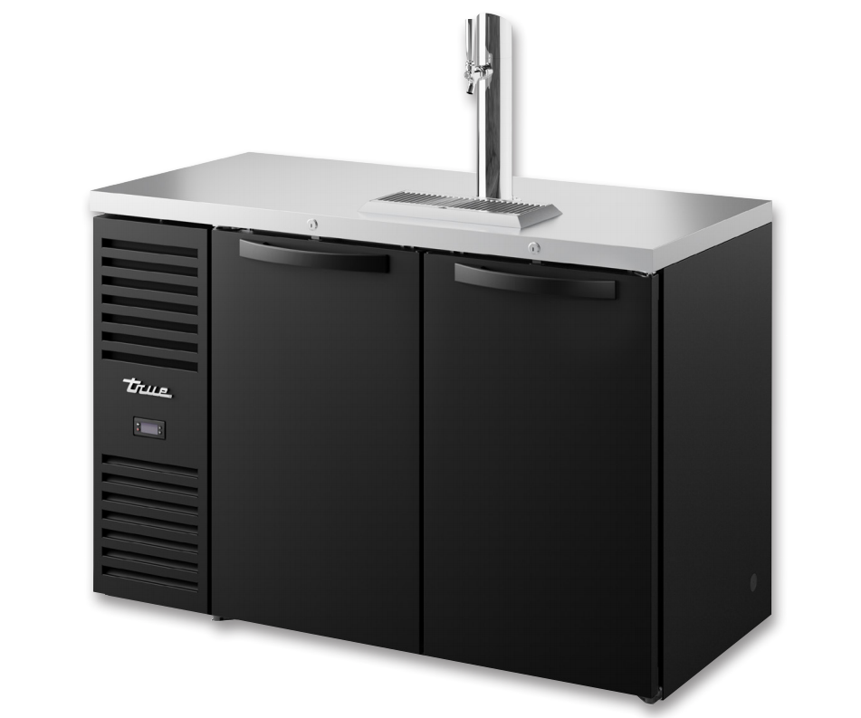 True TDR52-RISZ1-L-B-SS-1 Beer Dispenser, 52" Wide, 2 Doors