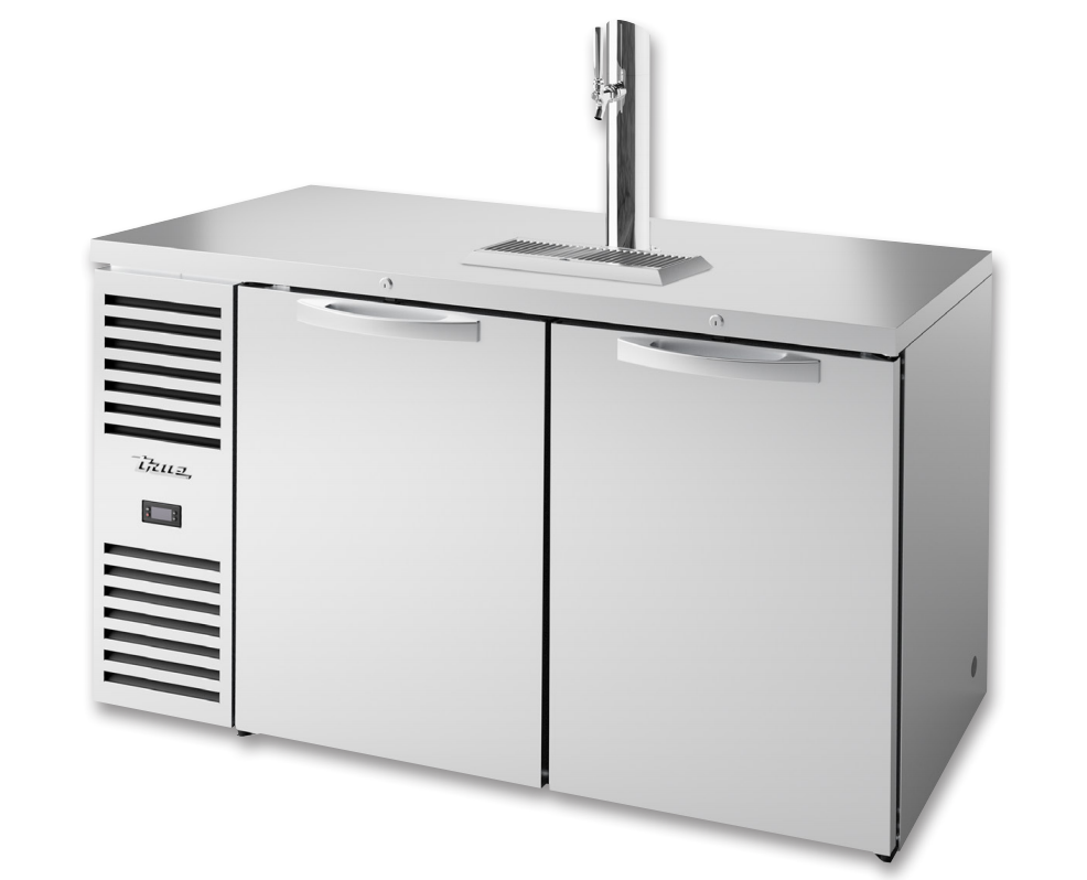 True TDR60-RISZ1-L-S-SS-1 Beer Dispenser, 60" Wide, 2 Doors