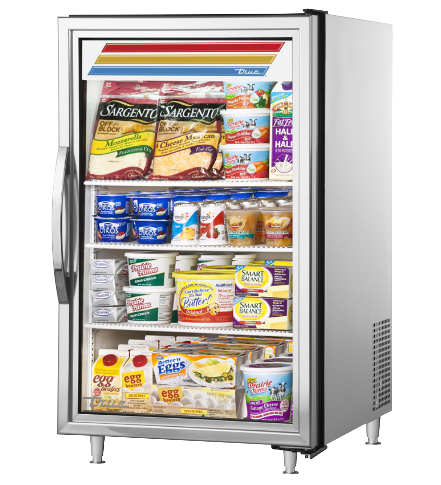True GDM-07-S-HC~TSL01 Countertop Merchandiser Refrigerator, 24 1/8" Wide, 1 Door, 3 Shelves
