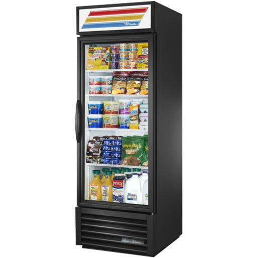 True GDM-23-HC~TSL01 Merchandiser Refrigerator, 27" Wide, 1 Door, 4 Shelves