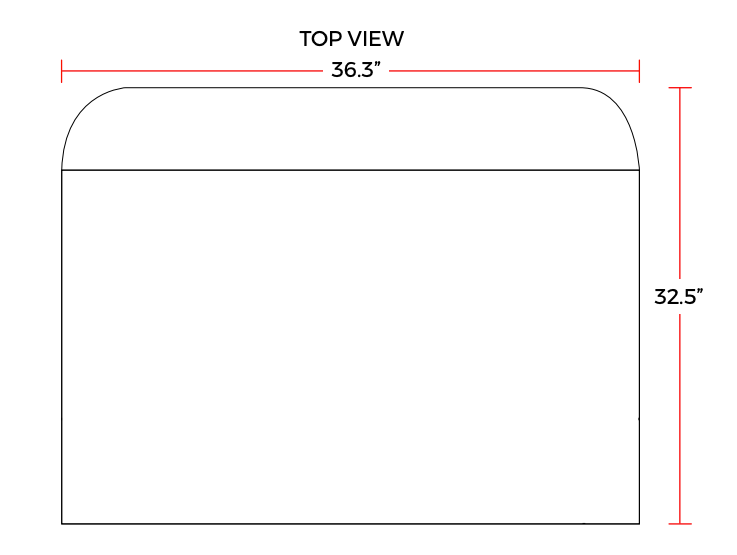 Coldline DC36-B 36" Black Refrigerated Curved Glass Deli Meat Display Case
