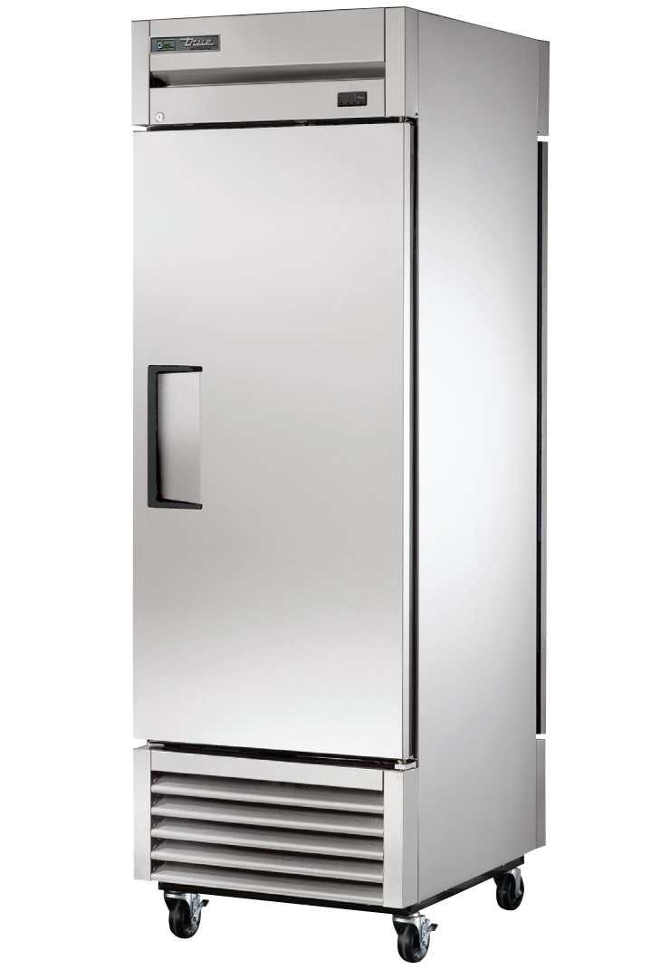 True T-23PT-HC Pass-Thru Refrigerator, 27" Wide, 1 Front / 1Back Doors, 3 Shelves, T-Series