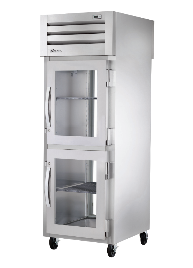True STA1RPT-2HG-1G-HC Pass-Thru Refrigerator, 27 1/2" Wide, 2 Front / 1 Back Doors, STA Spec Series