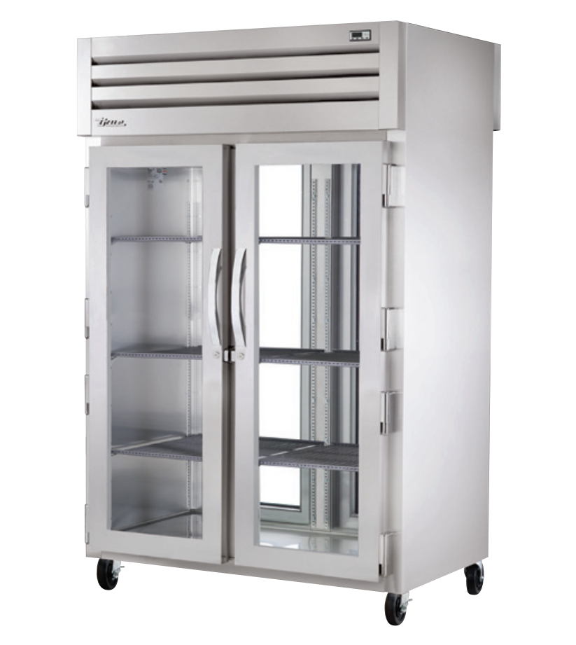 True STA2RPT-2G-2G-HC Pass-Thru Refrigerator, 52 5/8" Wide, 2 Front / 2 Back Doors, STA Spec Series