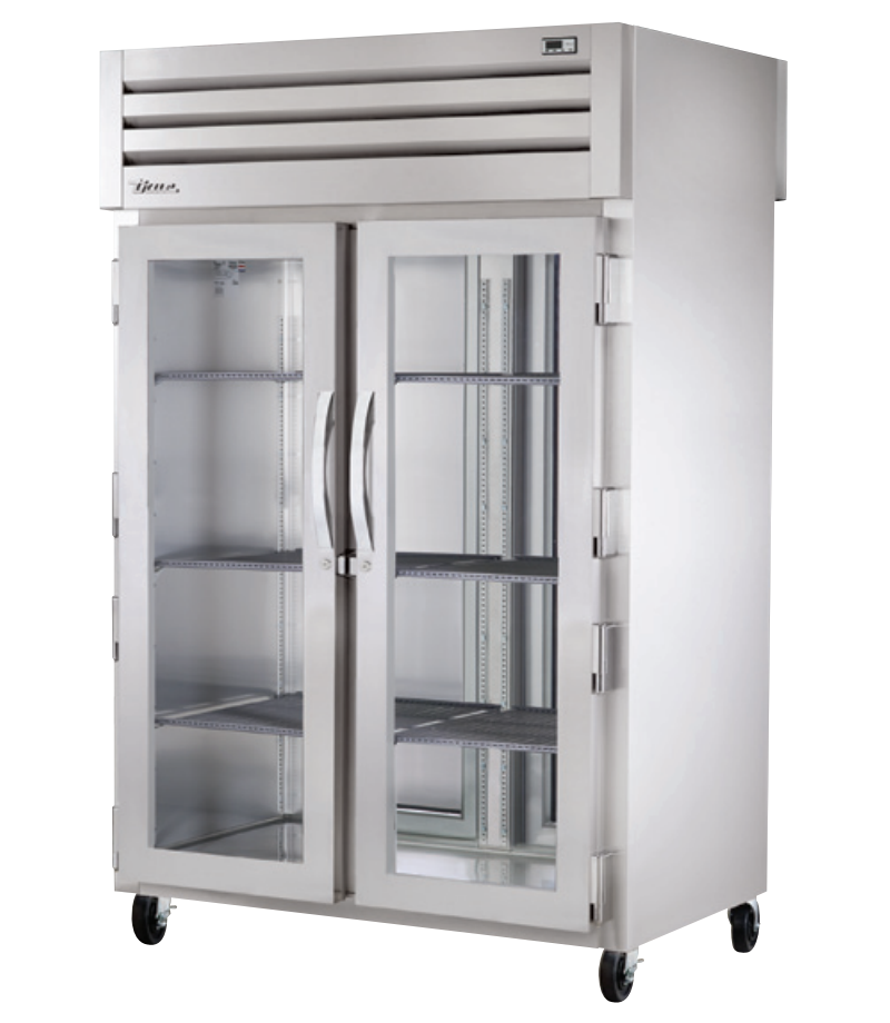 True STA2RPT-2G-2S-HC Pass-Thru Refrigerator, 52 5/8" Wide, 2 Front / 2 Back Doors, STA Spec Series