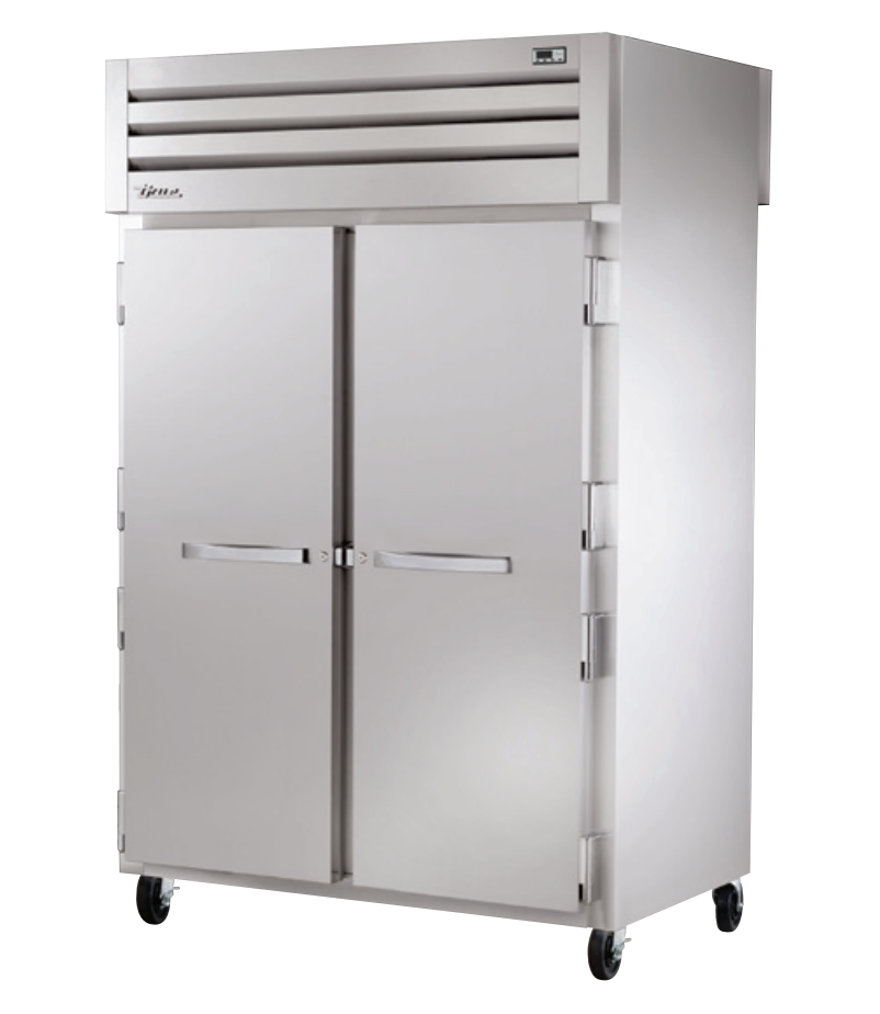 True STA2RPT-2S-2G-HC Pass-Thru Refrigerator, 52 5/8" Wide, 2 Front / 2 Back Doors, STA Spec Series