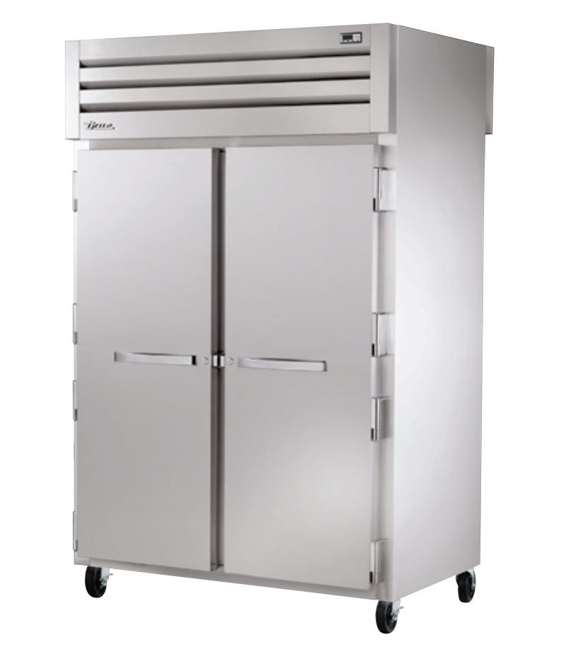 True STA2RPT-2S-2S-HC Pass-Thru Refrigerator, 52 5/8" Wide, 2 Front / 2 Back Doors, STA Spec Series