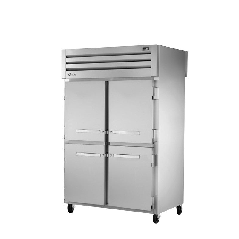 True STA2RPT-4HS-2G-HC Pass-Thru Refrigerator, 52 5/8" Wide, 4 Front / 2 Back Doors, STA Spec Series