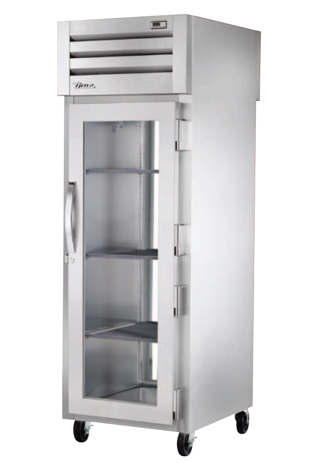 True STG1RPT-1G-1G-HC Pass-Thru Refrigerator, 27 1/2" Wide, 1 Front / 1 Back Doors, STG Spec Series