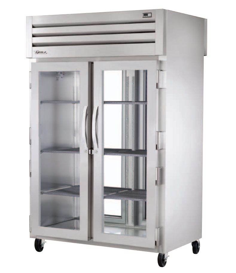 True STG2RPT-2G-2G-HC Pass-Thru Refrigerator, 52 5/8" Wide, 2 Front / 2 Back Doors, STG Spec Series