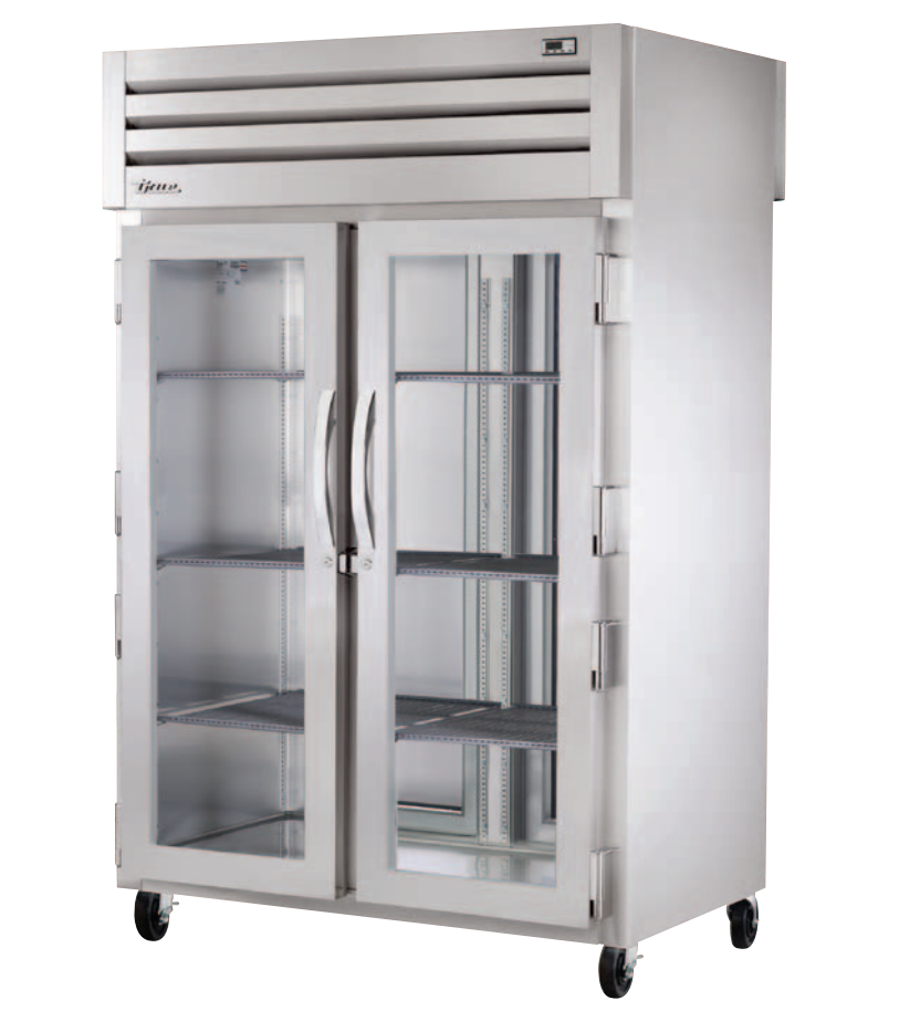 True STG2RPT-2G-2S-HC Pass-Thru Refrigerator, 52 5/8" Wide, 2 Front / 2 Back Doors, STG Spec Series