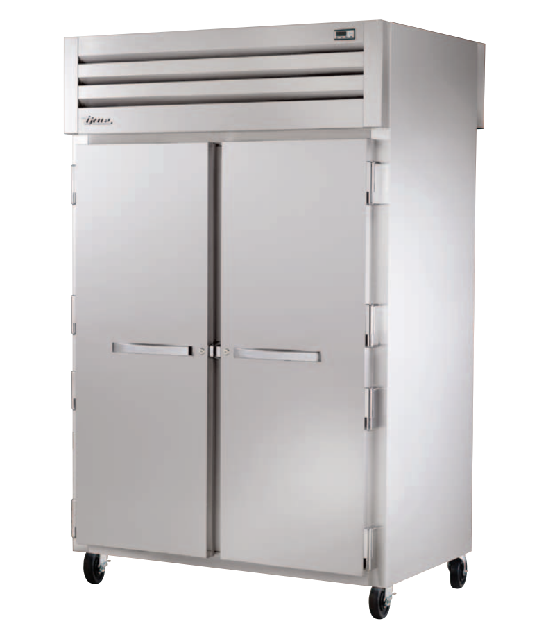 True STG2RPT-2S-2G-HC Pass-Thru Refrigerator, 52 5/8" Wide, 2 Front / 2 Back Doors, STG Spec Series