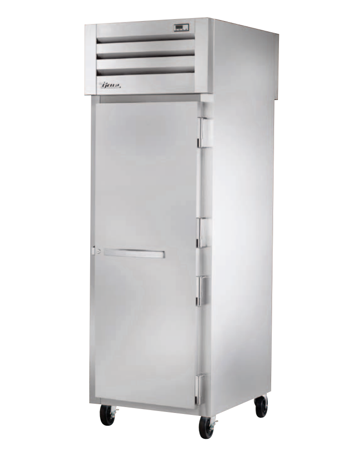 True STR1RPT-1S-1G-HC Pass-Thru Refrigerator, 27 1/2" Wide, 1 Front / 1 Back Doors, STR Spec Series