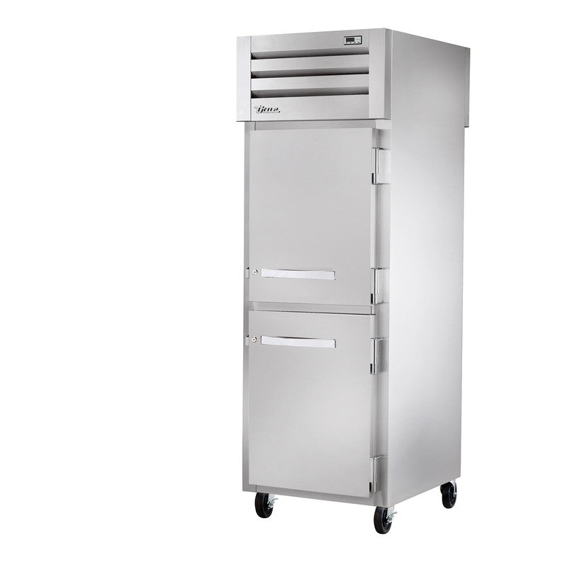 True STR1RPT-2HS-1G-HC Pass-Thru Refrigerator, 27 1/2" Wide, 2 Front / 1 Back Doors, STR Spec Series