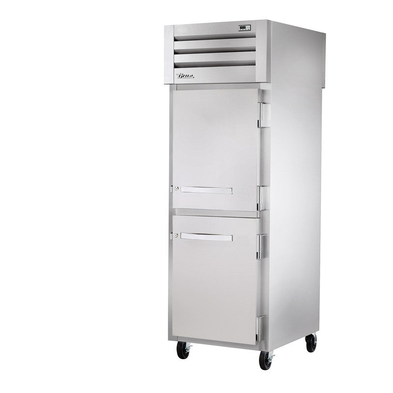 True STR1RPT-2HS-1S-HC Pass-Thru Refrigerator, 27 1/2" Wide, 2 Front / 1 Back Doors, STR Spec Series