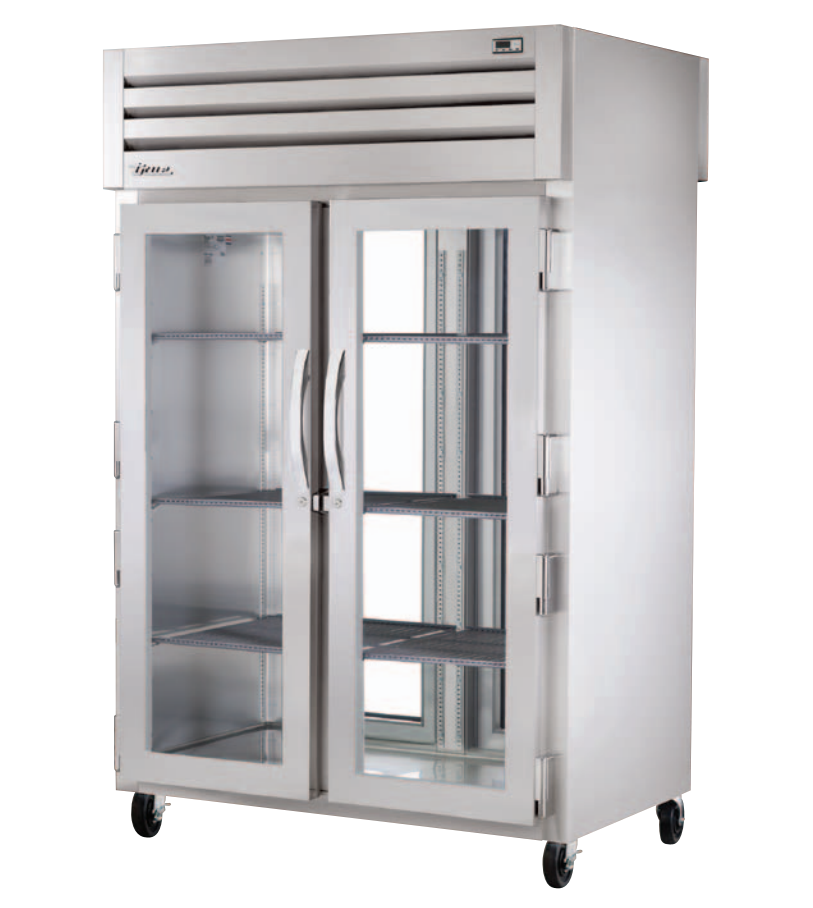 True STR2RPT-2G-2G-HC Pass-Thru Refrigerator, 52 5/8" Wide, 2 Front / 2 Back Doors, STR Spec Series