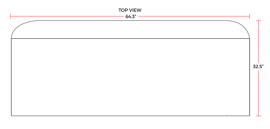 Coldline DC64-B 64" Black Curved Glass Refrigerated Deli Display Case