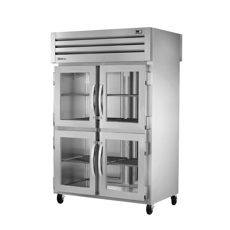 True STR2RPT-4HG-2S-HC Pass-Thru Refrigerator, 52 5/8" Wide, 4 Front / 2 Back Doors, STR Spec Series