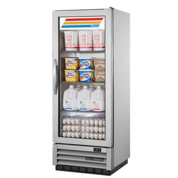 True T-12G-HC~FGD01 Reach-In Refrigerator, 24 7/8" Wide, 1 Door, 3 Shelves, T-Series