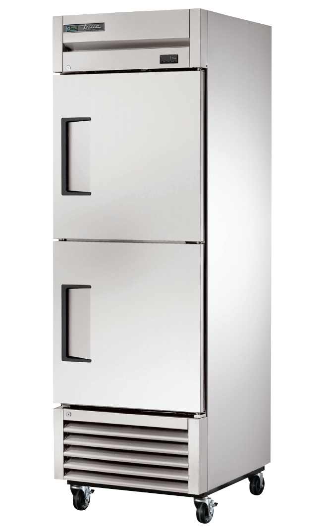 True T-23-2-HC Reach-In Refrigerator, 27" Wide, 2 Doors, 3 Shelves, T-Series