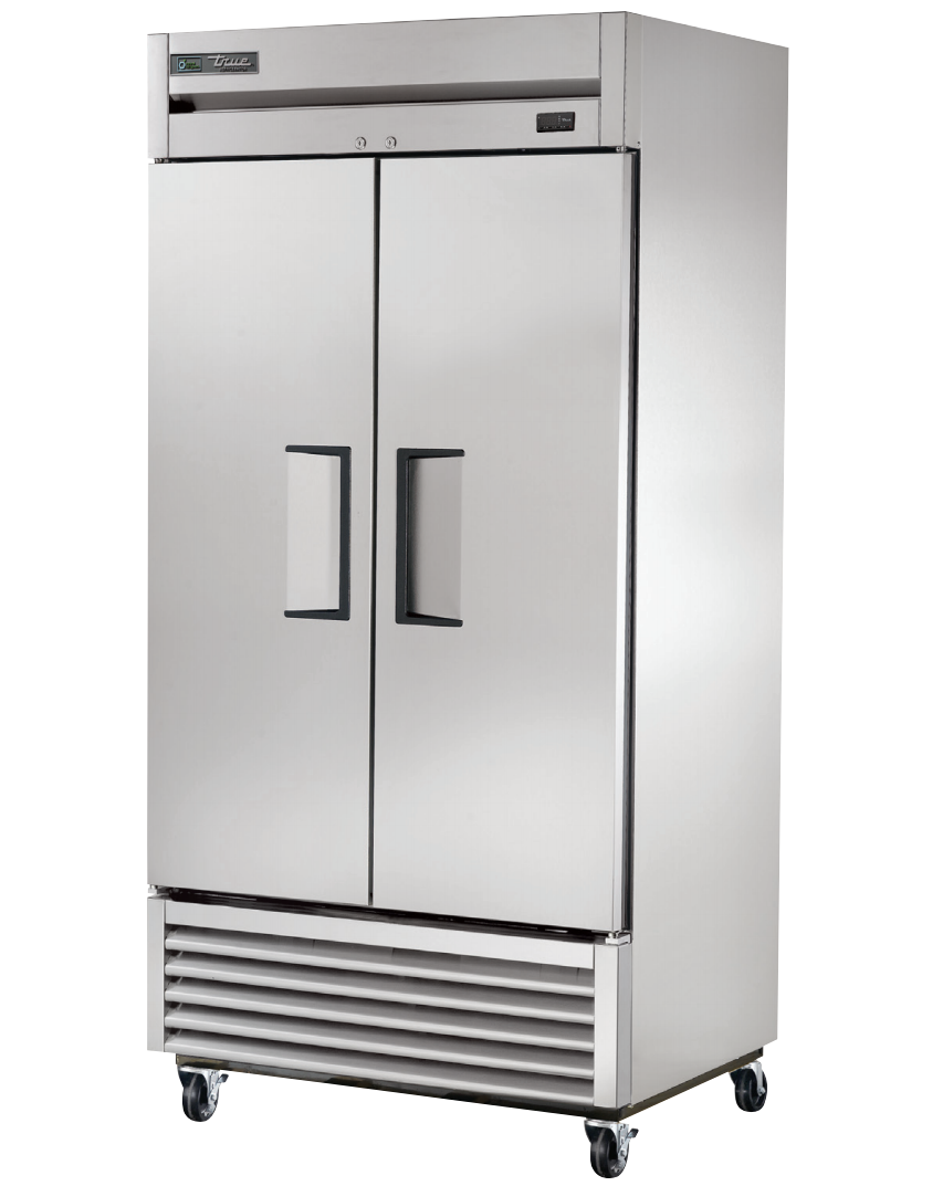 True T-35-HC Reach-In Refrigerator, 39 1/2" Wide, 2 Doors, 6 Shelves, T-Series