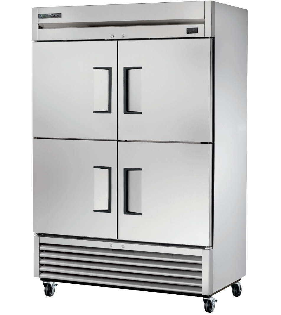 True T-49-4-HC Reach-In Refrigerator, 54 1/8" Wide, 4 Doors, 6 Shelves, T-Series