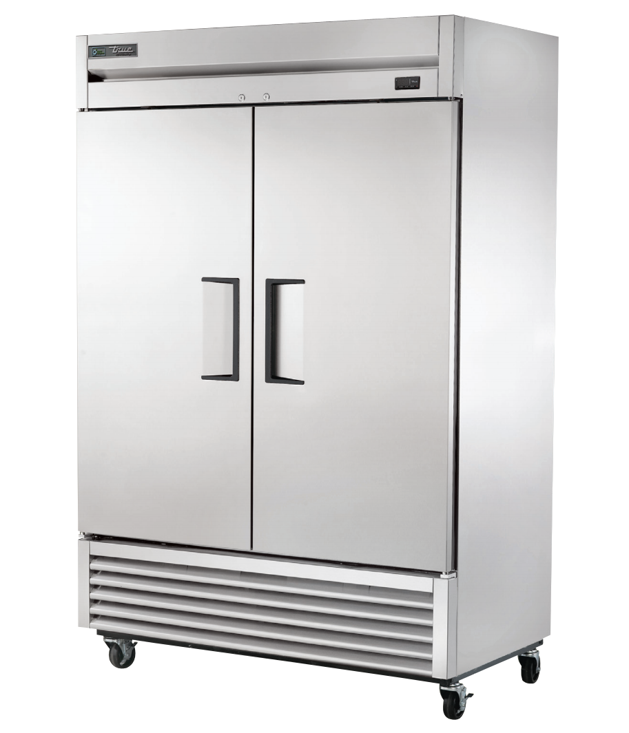 True T-49-HC Reach-In Refrigerator, 54 1/8" Wide, 2 Doors, 6 Shelves, T-Series