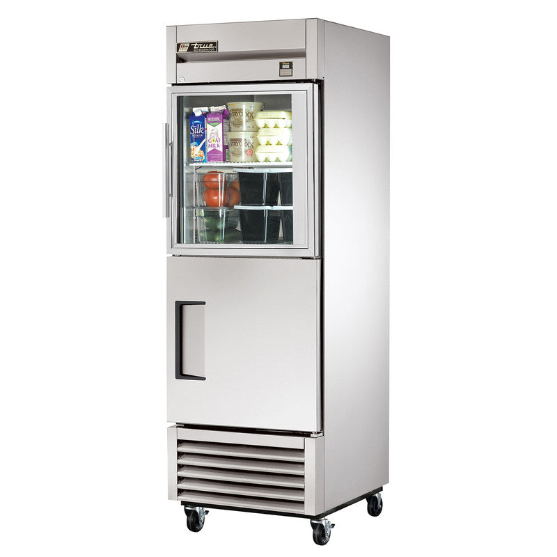 True TS-23-1-G-1-HC~FGD01 Reach-In Refrigerator, 27" Wide, 2 Doors, 3 Shelves, TS Series