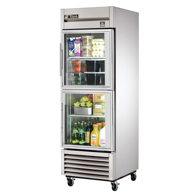 True TS-23G-2-HC~FGD01 Reach-In Refrigerator, 27" Wide, 2 Doors, 3 Shelves, TS Series